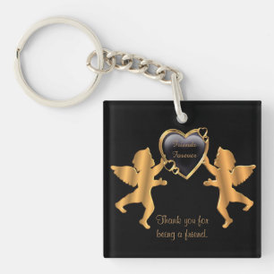 Thank you friend key chain