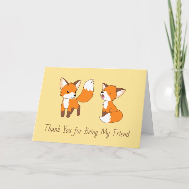 Thank You Friend - Little Foxes (Front)