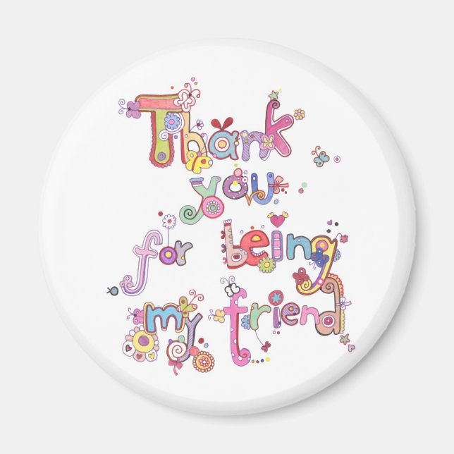 Thank You Friend Magnet (Front)