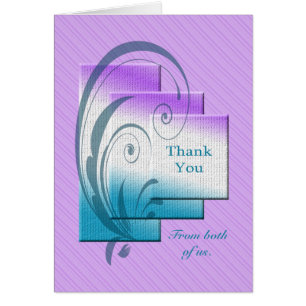 Thank you from both of us