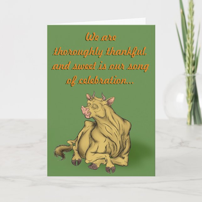 Thank You - from the Herd (Front)