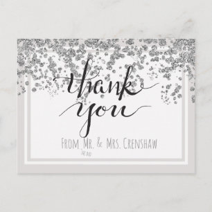 Thank You from the Old Mr. and Mrs. Postcard