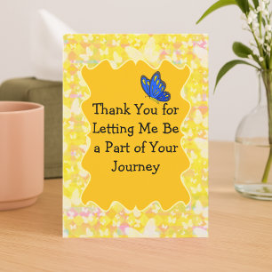 Thank You From Your Therapist – Butterfly Design Card