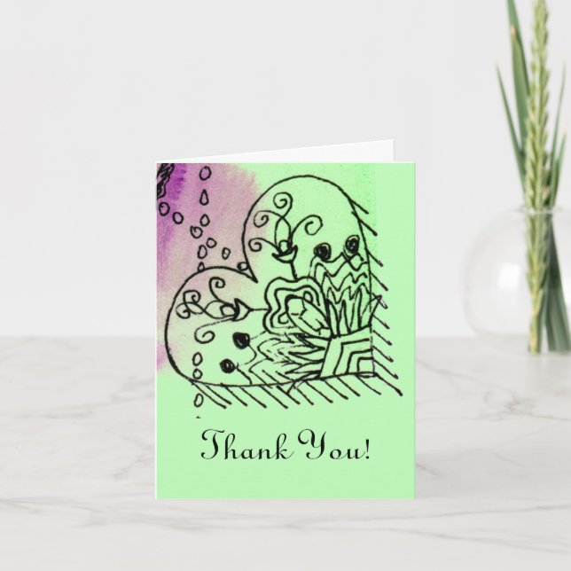 Thank You Front Line Workers Green Purple Heart (Front)