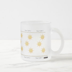 Thank You Frosted Glass Coffee Mug