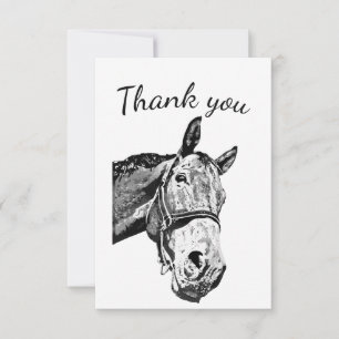 Thank You Fun Curious Horse Farm Animal