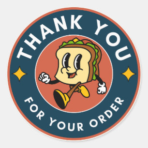 Thank you Gift Classic Round Sticker