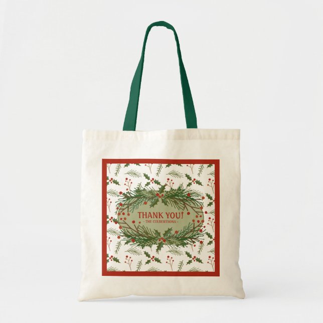 Thank You Gift Holiday Tote (Front)