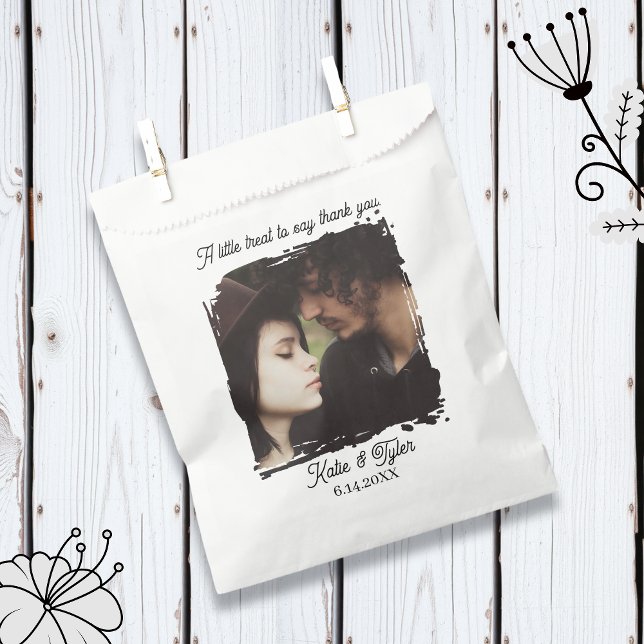 Thank You Gift | Photo Template Wedding Favour Bags (Creator Uploaded)