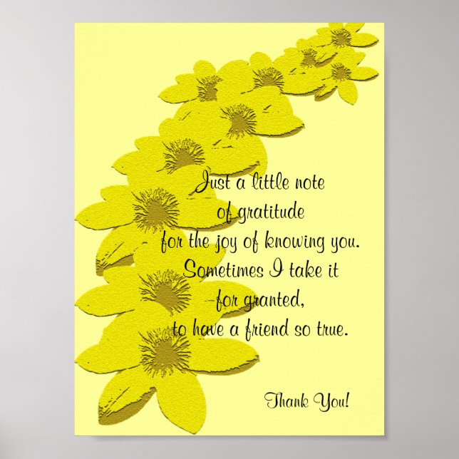 Thank You Gift - Poster Verse (Front)