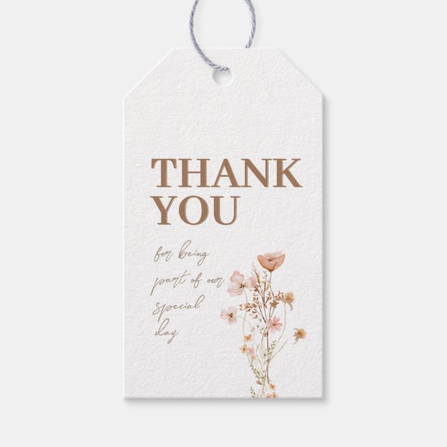 Thank You Gift Tag  (Front)