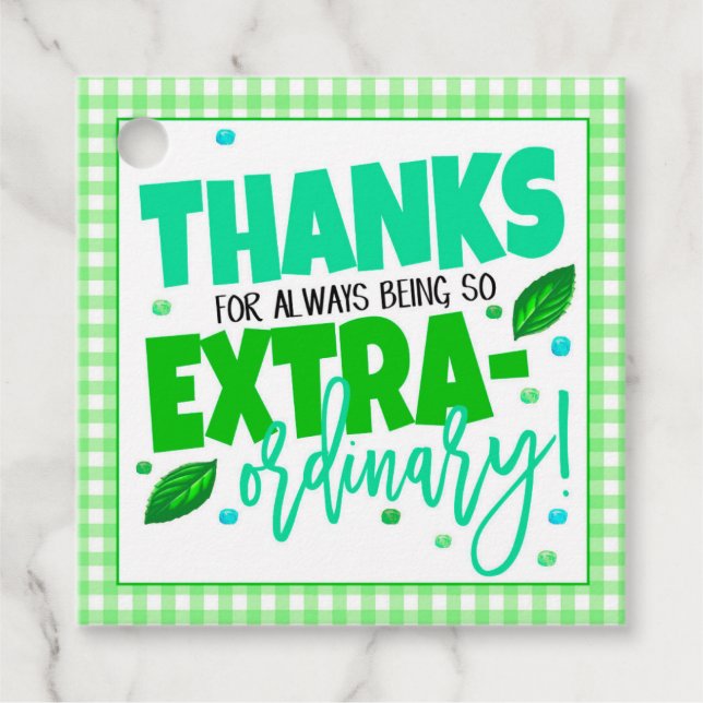 Thank You Gift Tag (Front)