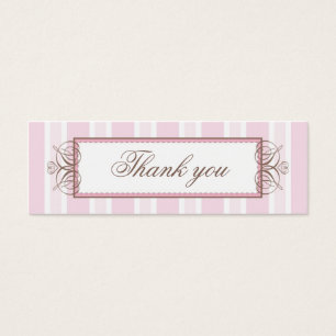 THANK YOU GIFT TAG :: paris stripe