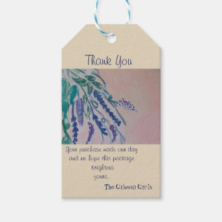 thank you gift tags