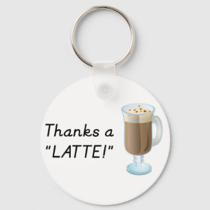 Thank you gift - Thanks a latte Key Ring