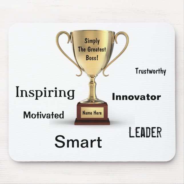 Thank You Gifts For Boss Mouse Mat (Front)