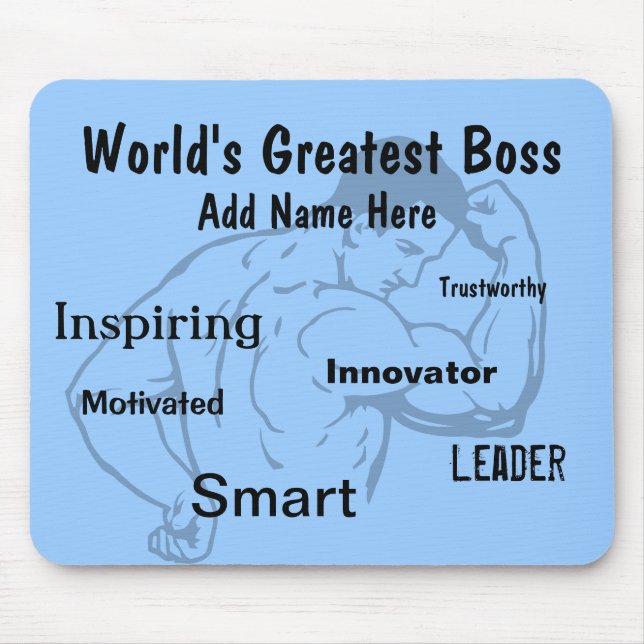 Thank You Gifts For Boss Mouse Mat (Front)