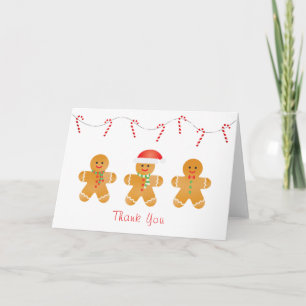 Thank You Gingerbread Men Card