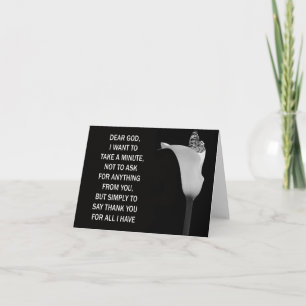 Thank You, God Thank You Card