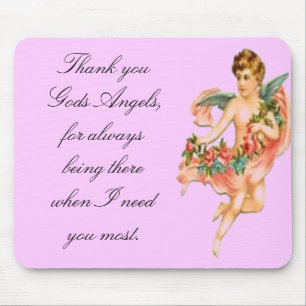Thank you Gods angels Mouse Mat