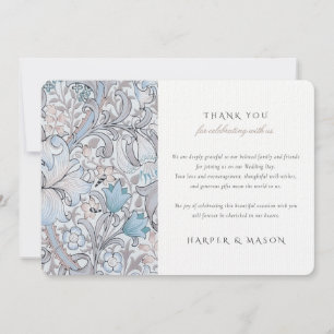 Thank You Golden Lily Classic Pastel Morris Invitation