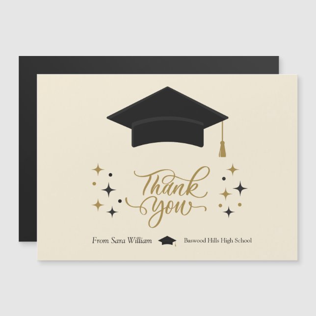 Thank you Graduate Card (Front/Back)