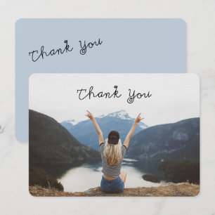 Thank You Graduation Photo Invitation
