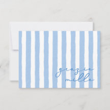 Thank You Grazie Mille Italian Note Card