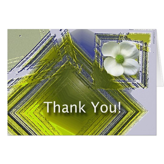 Thank You Great Job Floral Design Card