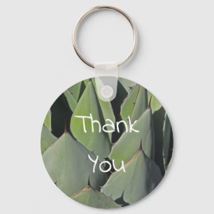 Thank you Green Agave Southwest Appreciation Key Ring