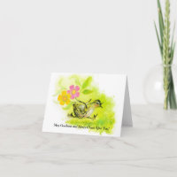 Thank You/Greeting Card, 4"x5.6" Thank You Card