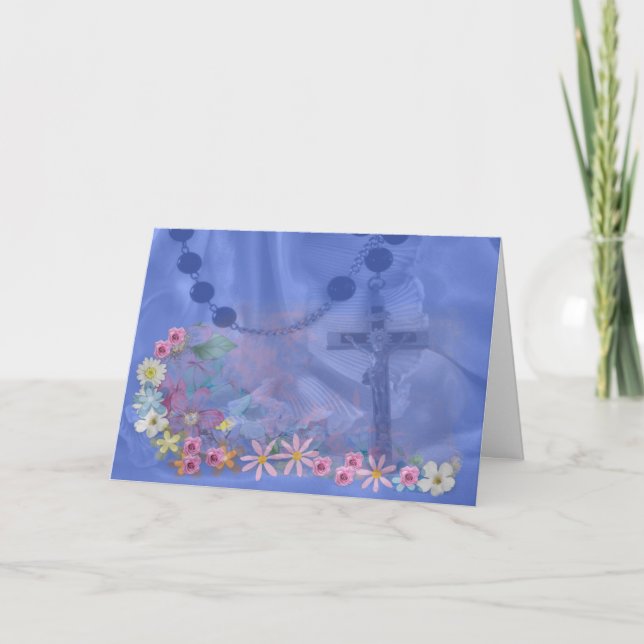 Thank You Greeting Card Spiritual Bouquet (Front)