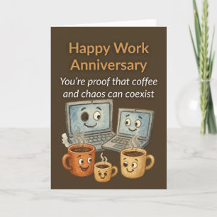 Thank You Greeting Card - Watercolor Abstract Geom