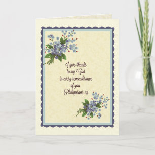 Thank you/Greeting Scripture Note Card