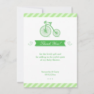Thank You Gren Baby Shower Card