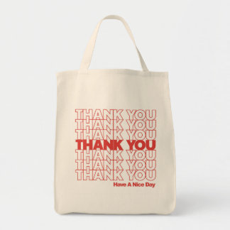 Thank You grocery bag