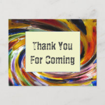 Thank You Guest Bright Tie-Dye Swirl Appreciation