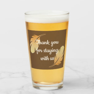 Thank You Guest House Vacation Rental Appreciation Glass