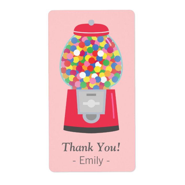 Thank You, Gumball Machine, Candy Party (Front)