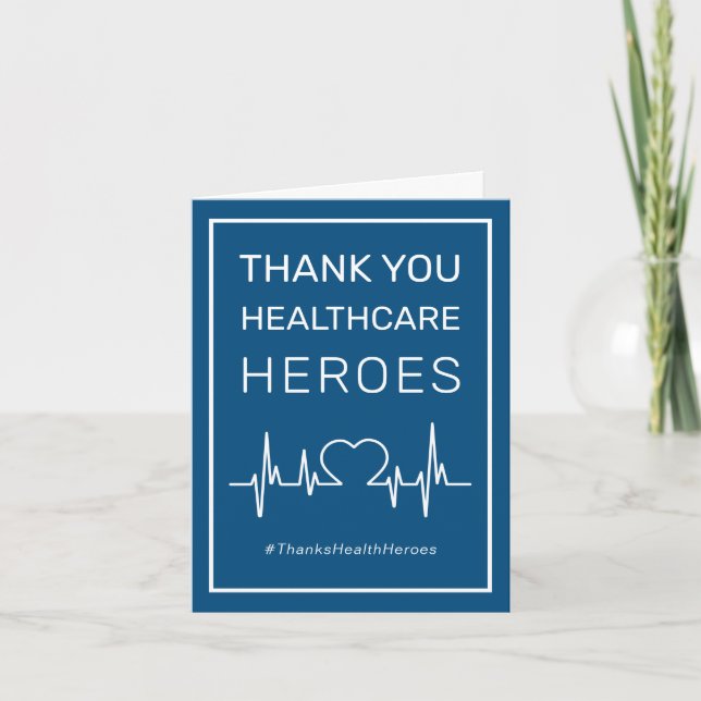 Thank You Health Care Heroes Card (Front)