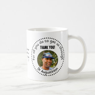 THANK YOU Healthcare Hero Personalised Photo Coffee Mug