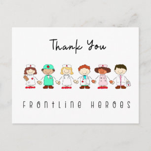Thank You Healthcare Heroes Postcard