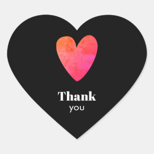 Thank you heart Sticker
