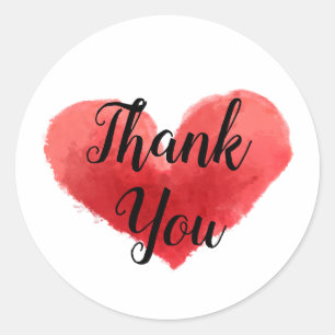 Thank you Heart Sticker