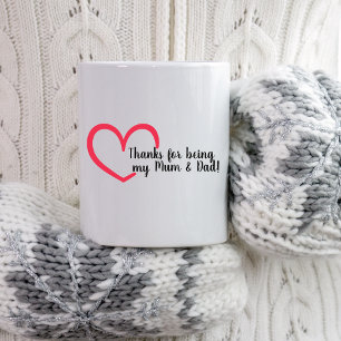 Thank You Heart   Two-Tone Coffee Mug