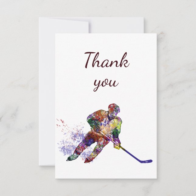 Thank You Hockey Sport (Front)