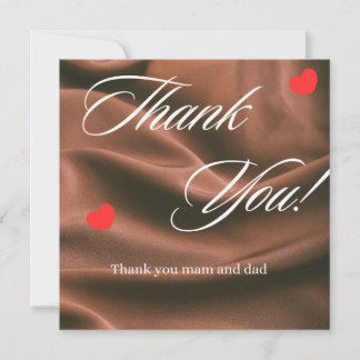 thank you holiday card