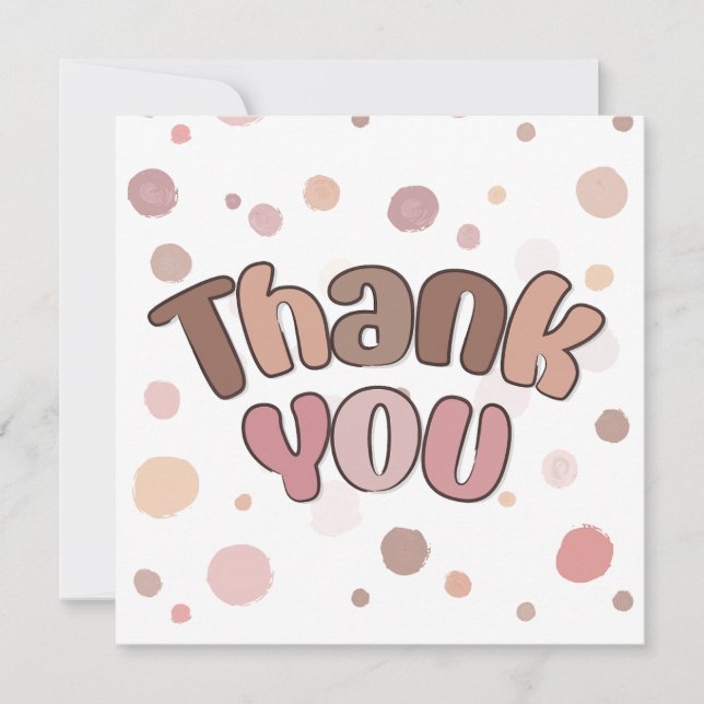Thank you  holiday card (Front)