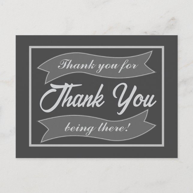 Thank You Holiday Postcard (Front)