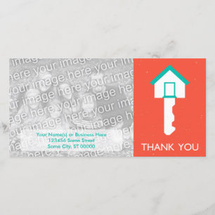 thank you home key card